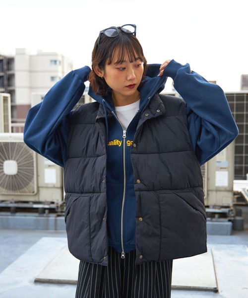 最終お値下げ！IÉNA フード付きネイビー ダウンベスト IENA（イエナ） ダウンベスト 36 ネイビー レディース : ZOZOTOWN