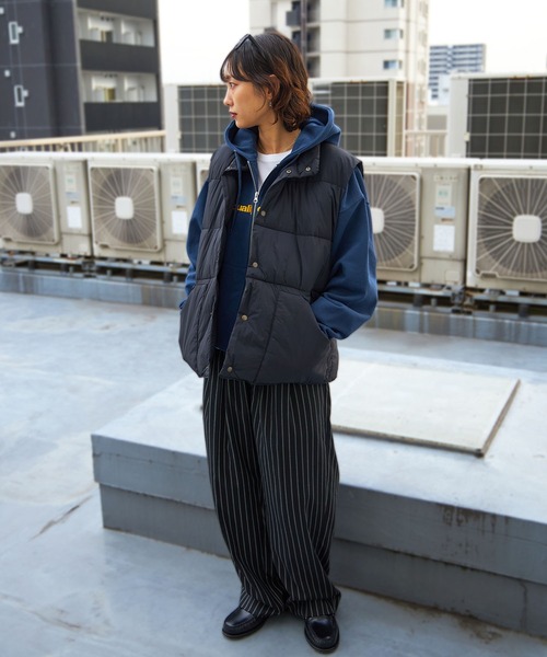 【オシャレ】【高品質】【超あったかい】CTHY ブラック フリースベスト　L相当 オシャレ】【高品質】【超あったかい】CTHY ブラック フリース