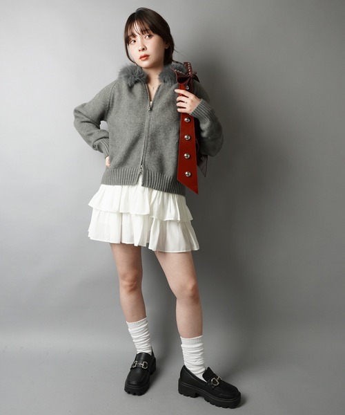 SPINNS（スピンズ） スカート 「軽やかな素材で、ふんわり可愛い