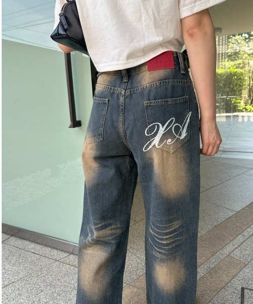 shameless ジーンズ デニム デニムパンツ ローライズワイド