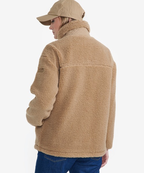 エーグル（AIGLE）/ジップアップシェルパフリース ジップアップボアブルゾン AIGLE（エーグル） ブルゾン アウター スタンドカラー ジップアップ