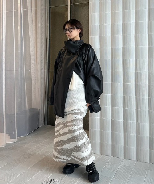 Ameri（アメリ） ロング スカート MIX ANIMAL SKIRT : ZOZOTOWN Yahoo
