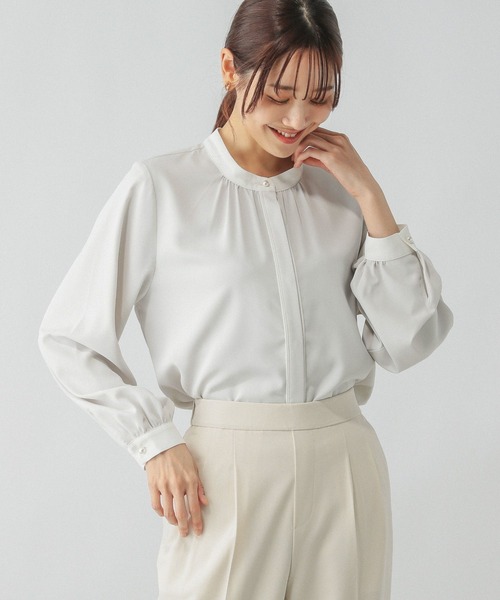 ブラウス シャツ WORK SHIRT レディース GLOBAL WORK ブラウス シャツ アソート柄シアーシャツ/288604