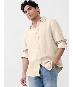 シャツ BANANA REPUBLIC FACTORY STORE　　リネンブレンドシャツ メンズ