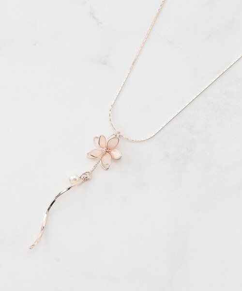 SHOO・LA・RUE(シューラルー) ネックレス フラワーモチーフY字 SHOO・LA・RUE(シューラルー) ネックレス フラワーモチーフY字