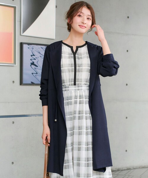 Loro 帰り Piana ベビーカシミヤリバーシブルコート FAI0388 ネイビー  