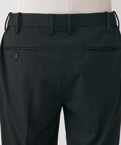 むじたぱん 無印良品 パンツ 紳士 ストレッチジャージーノータックパンツ