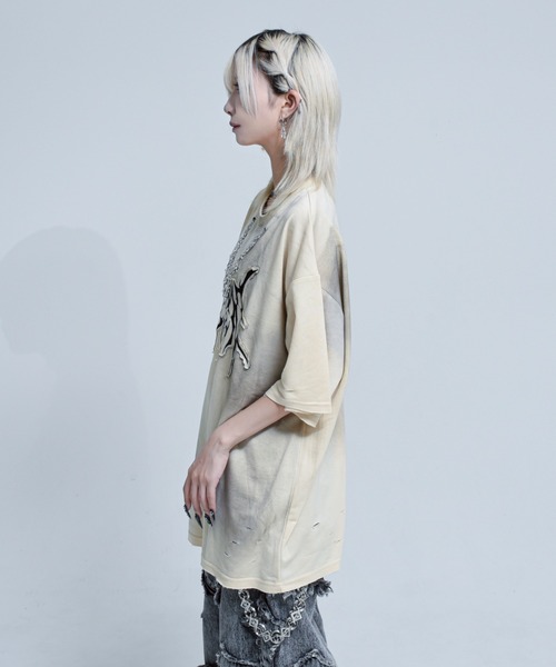 REFLEM tシャツ 「REFLEM/レフレム」チェーン付き顔料加工T
