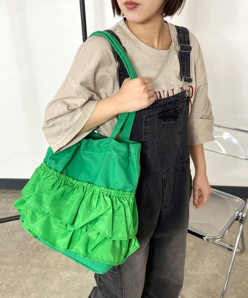 CRB トートバッグ フリルトートバッグ レディース : ZOZOTOWN Yahoo!店