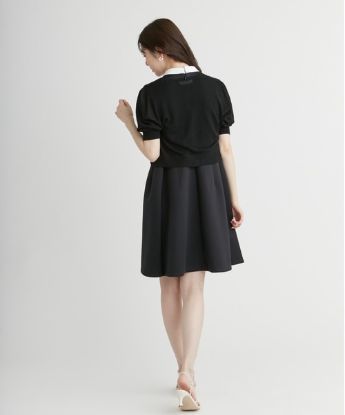ハーフスリーブシアーカーディガン(カーディガン)｜TOPS