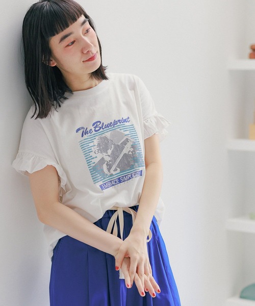 niko and… tシャツ アソートフリルグラフィックTシャツ