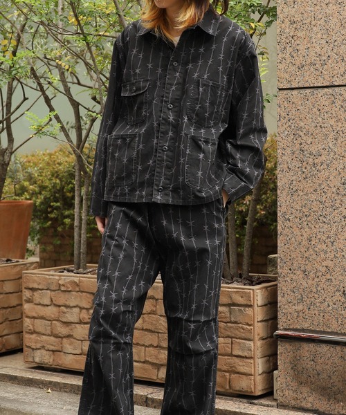 PENNEYS（ペニーズ） ミリタリージャケット モッズコート PRINTED