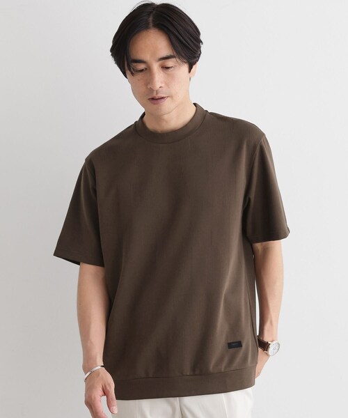 TAKEO KIKUCHI tシャツ 「尾州ファブリック」 スライドパズル柄
