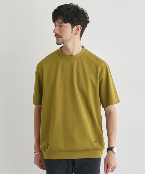 TAKEO KIKUCHI tシャツ 「尾州ファブリック」 スライドパズル柄