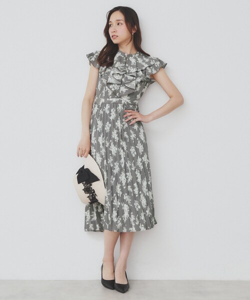 大幅にお値下げ　美人百花ワンピ　プロポーション花柄　Sサイズ？ 美人百花5月号 掲載商品｜カットワークデザインキャミワンピース