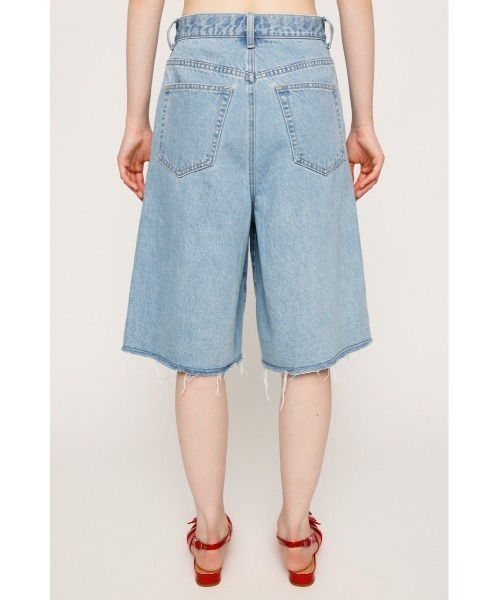 SLY ジーンズ デニム デニムパンツ L/W PLEATS MEDIUM PT ロー