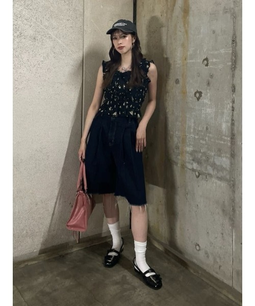 PLEATS MEDIUM PT ローウエスト プリーツ ミディアム パンツ SLY ジーンズ デニム デニムパンツ L/W PLEATS MEDIUM PT ロー
