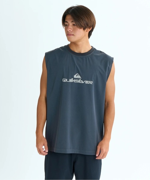 ☆QUIKSILVER☆ メンズ 袖なし ラッシュガード 2色 Quiksilver ラッシュガード DOUBLE LOGO SL/クイックシルバー