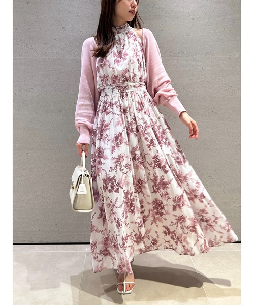 SNIDEL アメスリワンピース×ボレロカーデセット 00サイズ/WEB限定カラーあり】アメスリワンピース×ボレロカーデ