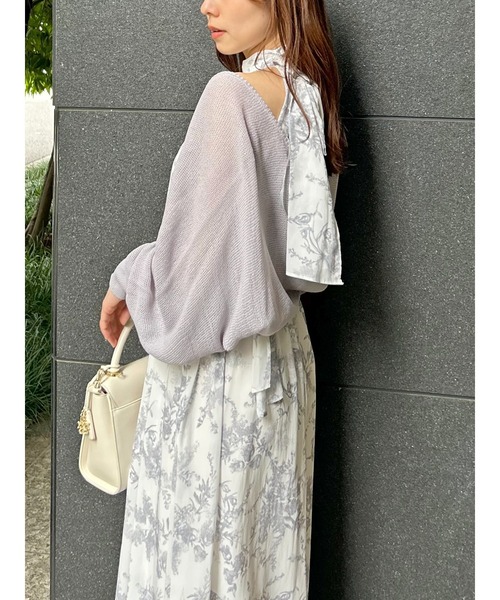 【限定値下げ】アメスリワンピース×ボレロカーデセット　snidel 00サイズ/WEB限定カラーあり】アメスリワンピース×ボレロカーデ