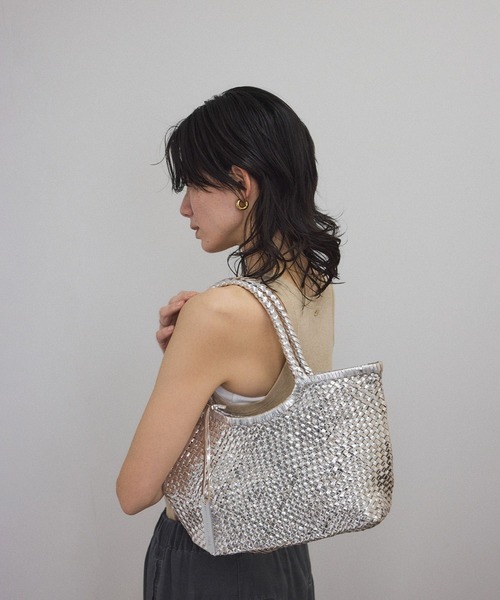 新品タグなし◯The Bagmati シルバー バッグ The Bagmati 「The Bagmati」 かごバッグ FREE シルバー