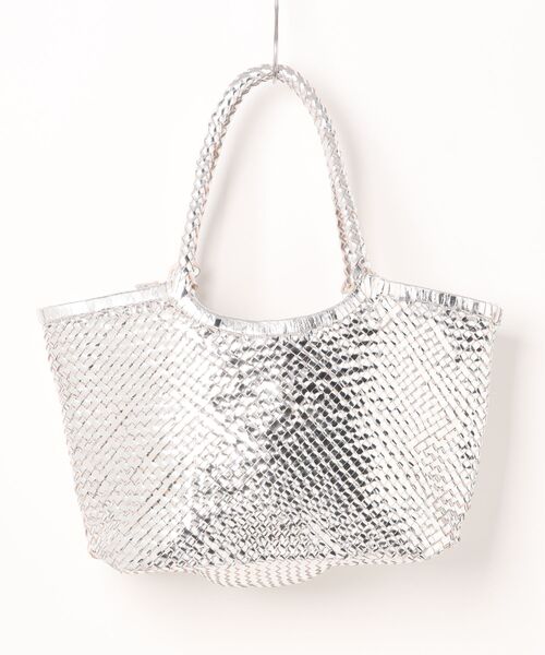 The Bagmati シルバー かごバッグ　未使用　タグ付き 未使用The BAGMATI バグマティ LUREX シルバー かごバッグ