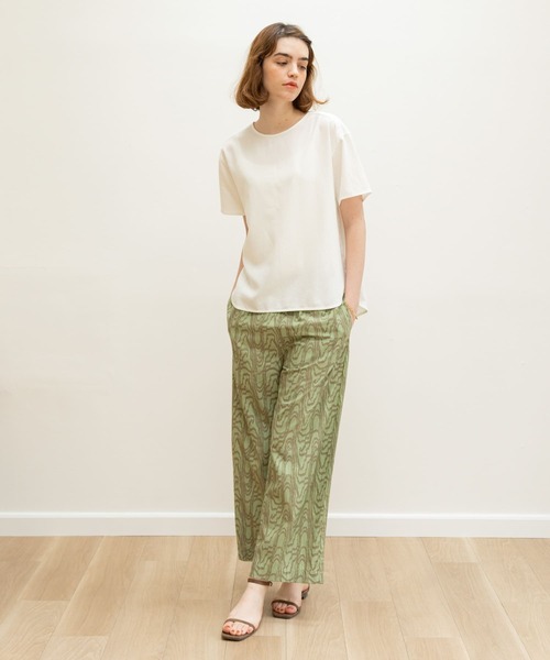 URBAN RESEARCH Sonny Label ブラウス シャツ リネン混クルー