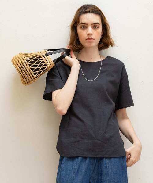 URBAN RESEARCH Sonny Label ブラウス シャツ リネン混クルー