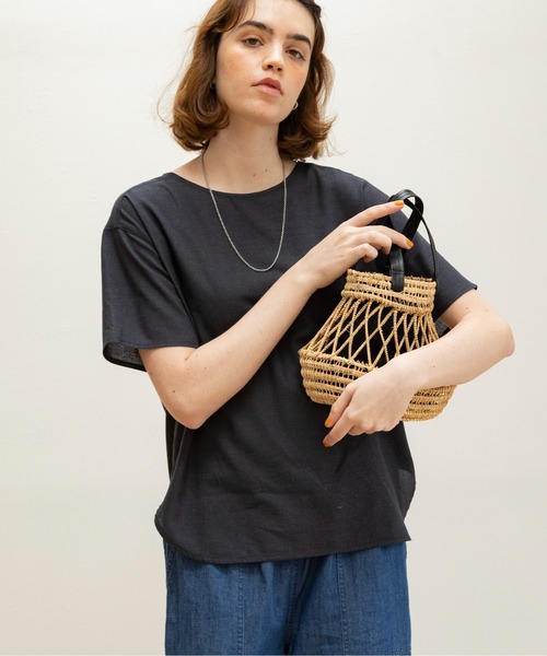 URBAN RESEARCH Sonny Label ブラウス シャツ リネン混クルー