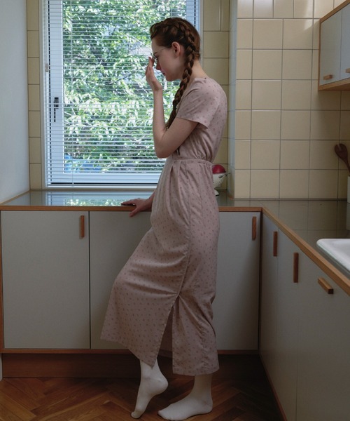 HONEY MI HONEY（ハニーミーハニー） ワンピース floral chiffon puff