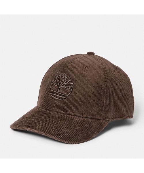 Timberland キャップ 帽子 コーデュロイ ロゴ ベースボール