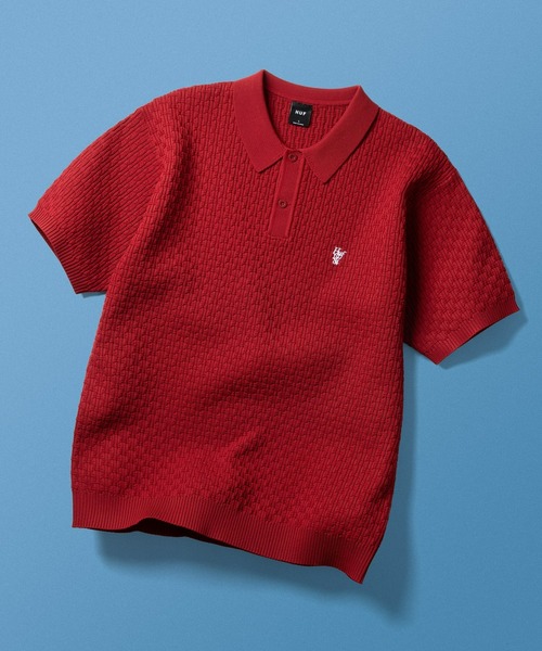 HUF ポロシャツ 1984 KNIT POLO / ハフ ニットポロ メンズ