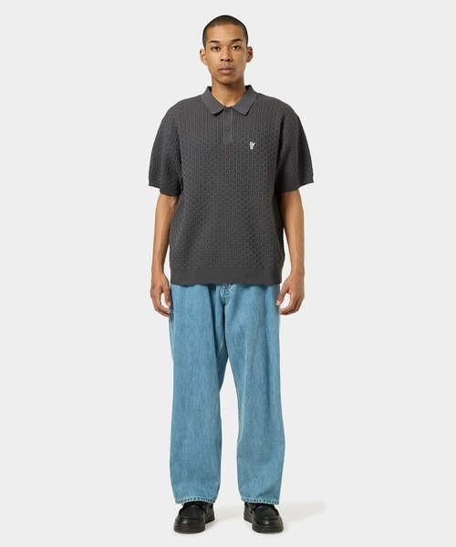 HUF 1984 KNIT POLO ポロシャツ 新作 HUF ポロシャツ 1984 KNIT POLO / ハフ ニットポロ メンズ