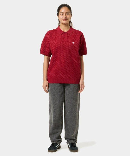 HUF 1984 KNIT POLO ポロシャツ 新作 HUF ポロシャツ 1984 KNIT POLO / ハフ ニットポロ メンズ