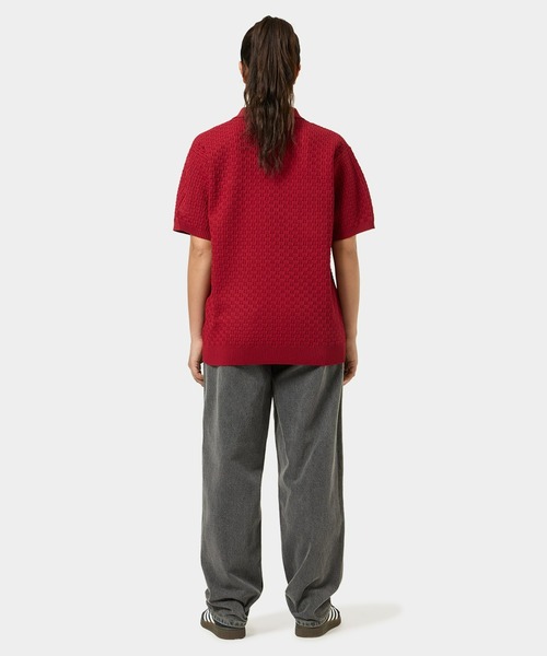 HUF 1984 KNIT POLO ポロシャツ 新作 HUF ポロシャツ 1984 KNIT POLO / ハフ ニットポロ メンズ