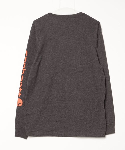 「Carhartt」 長(zhǎng)袖Tシャツ SMALL チャコール メンズ