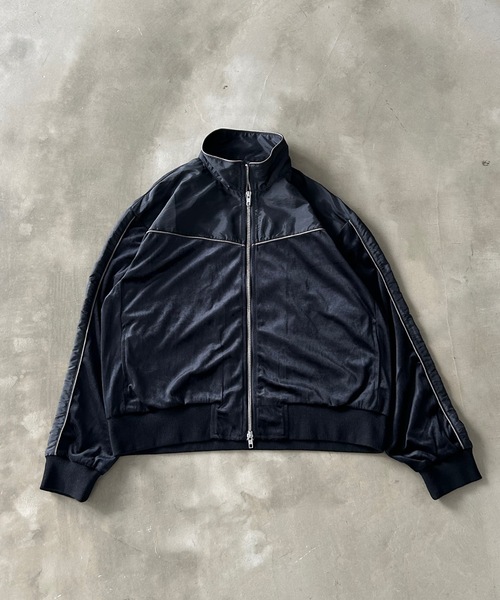 MandO（nemne store） ブルゾン アウター ナイロンベロアトラック
