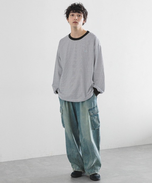 「PENNEYS」 長袖Tシャツ MEDIUM グレー メンズ_画像4