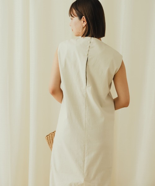 「SENSE OF PLACE by URBAN RESEARCH」 ノースリーブワンピース ONE ブラック レディース_画像7