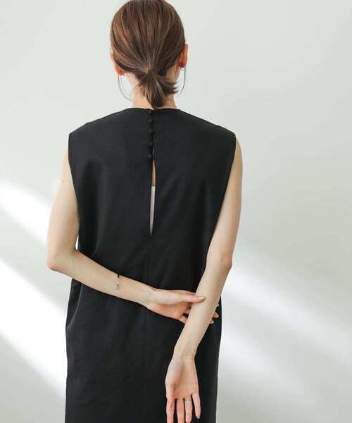 「SENSE OF PLACE by URBAN RESEARCH」 ノースリーブワンピース ONE ブラック レディース_画像9