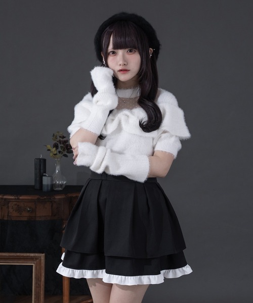 Pal elfy スカート ドーリーティアードタックスカート : ZOZOTOWN