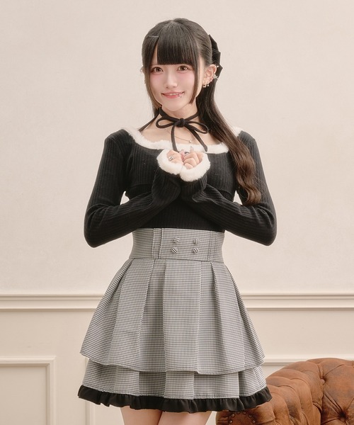 Pal elfy スカート ドーリーティアードタックスカート : ZOZOTOWN