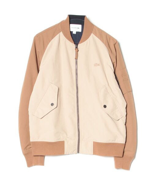 LACOSTE（ラコステ） ブルゾン 46 ベージュ メンズ : ZOZOTOWN Yahoo