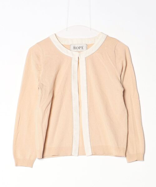 ROPE'（ロペ） ニットカーディガン MEDIUM ベージュ レディース