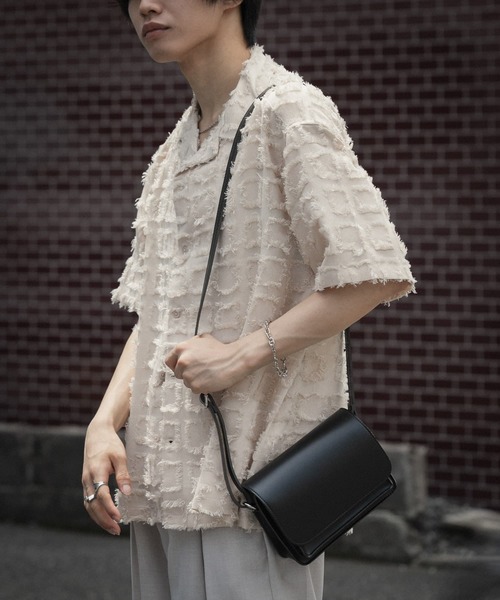 「SENSE OF PLACE by URBAN RESEARCH」 半袖シャツ LARGE アイボリー メンズ_画像2
