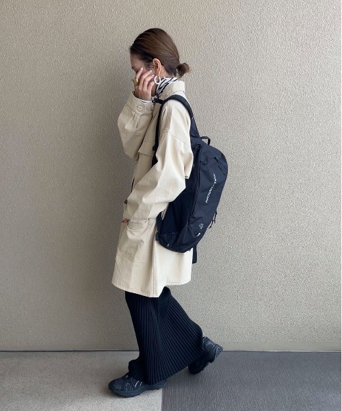 [feepur by saya] пальто с отложным воротником MEDIUM хаки женский 