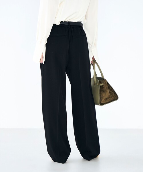 NOLLEY'S　ワイドパンツ　雑誌掲載商品　半額以下です！ NOLLEY'S Sophi（ノーリーズソフィー） パンツ ウォッシャブル強撚