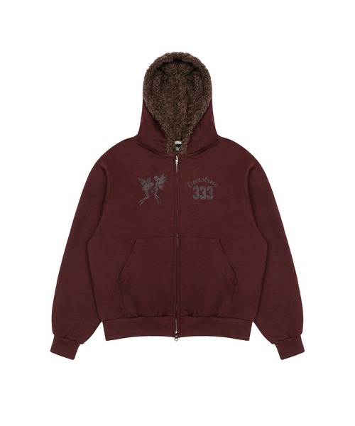 LUVISTRUE パーカー EV FAIRY FUR HOOD ZIP UP レディース : ZOZOTOWN
