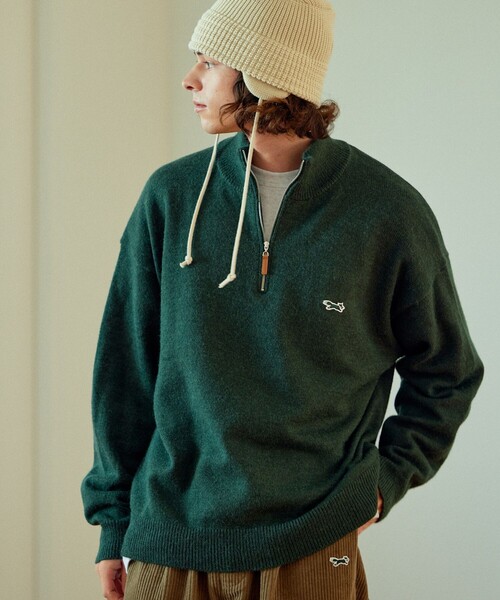 「TOWNCRAFT」 長袖ニット LARGE オレンジ メンズ_画像9