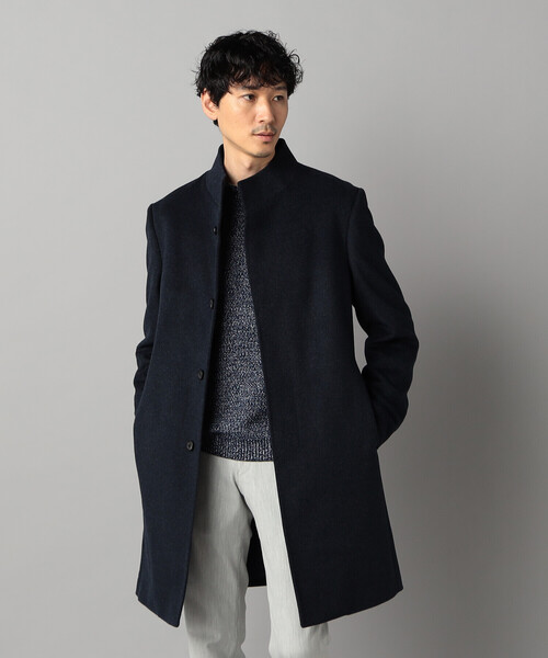 アンゴラビーバー イタリアンカラーコート　Mサイズ COMME CA MEN｜アンゴラビーバー イタリアンカラーコート | Rakuten